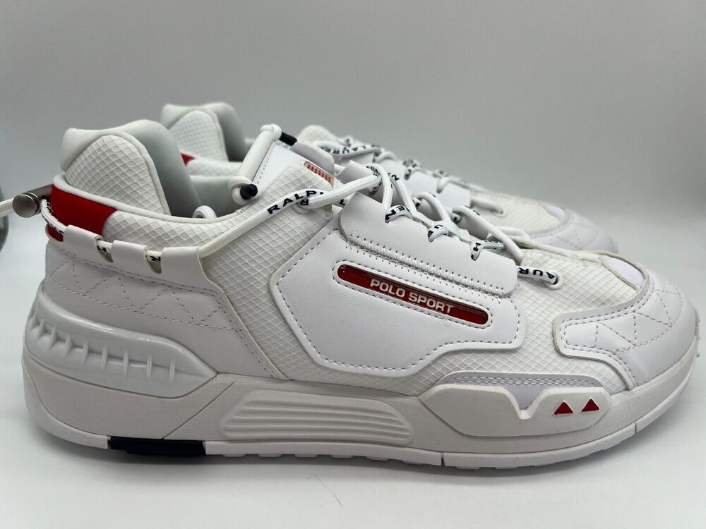 Polo Ralph Lauren Polo Sport PS200 SK LTL White Sneakers Men's Size 11